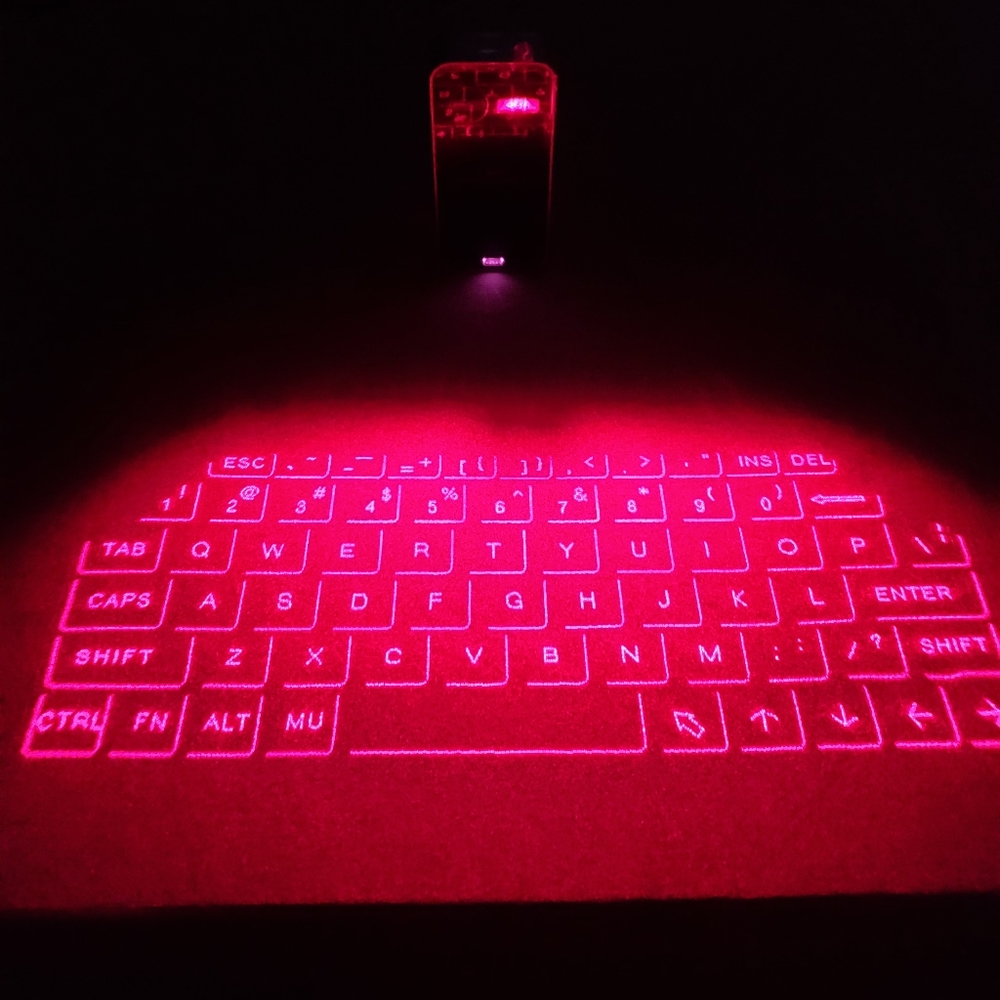 Laser keyboard